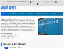 Tablet Screenshot of bargainharleys.com